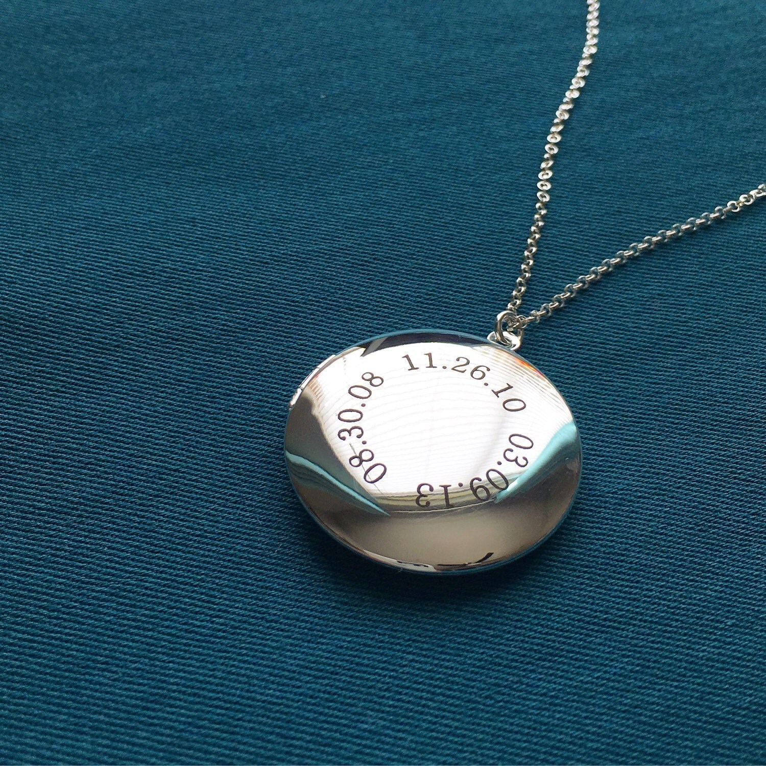 Personalized Locket Necklace Initial and Locket Personalized