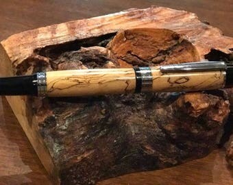 Four Lovely Titan Fountain Pens With Exotic Woods ( 1204 1205 1206 1207 )