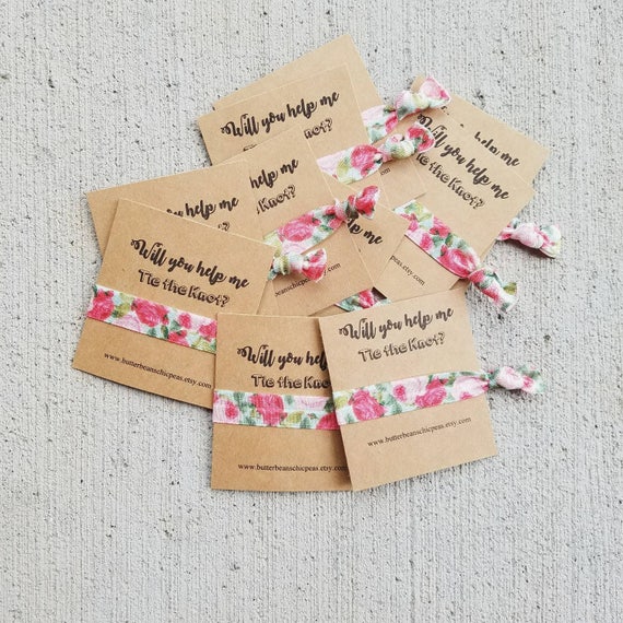 Will you help me Tie the Knot Bridal Party or Shower Favors.