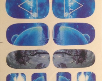 Galaxy Nail Wraps