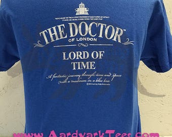 Doctor of London - Lord of Time - Whovian Fan Tee - Tea Styling