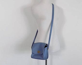 ON SALE Lavender Coach Purse - Small Cross Body Shoulder Bag - Vintage Coach Leather
