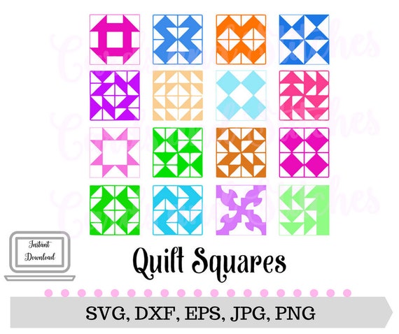 Download Quilt Squares SVG Quilting SVG Quilt Printable Art