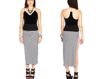 SALE XS Black Velvet Fitted Camisole Tank