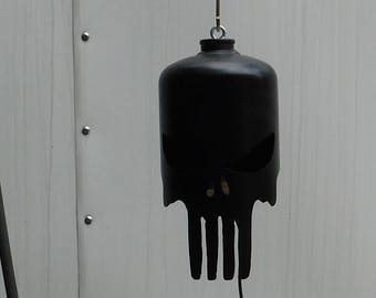 Punisher Helmet fire extinguisher tank bell wind chime gong