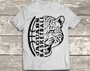 Jaguars Basketball Svg - Instant Download - SVG, DXF, EPS, Silhouette Studio, Vinyl Cut Files, Digital Cut Files -Use Cricut and Silhouette