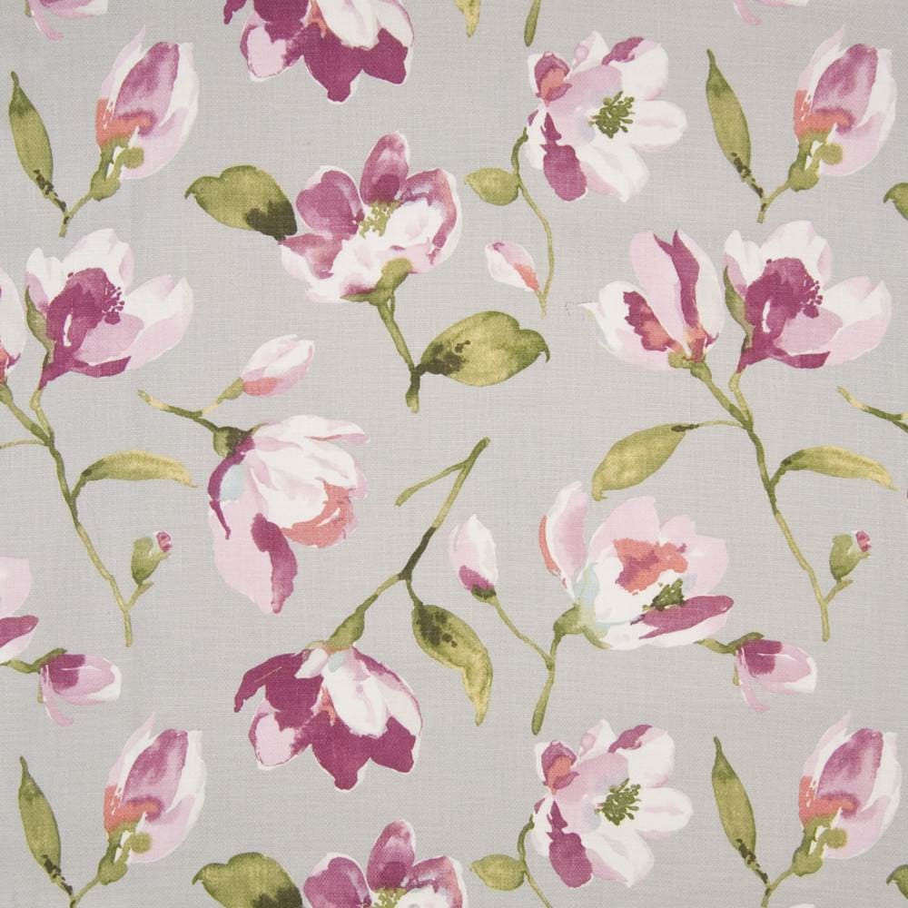 Pink Grey Floral Upholstery Fabric Sage Green Woven Floral