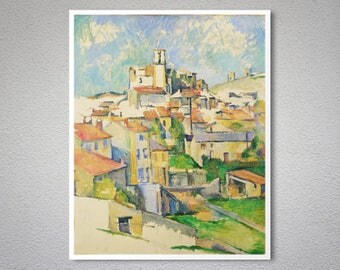 Gardanne, Aix en Provence by Paul Cezanne - Poster Paper, Sticker or Canvas Print