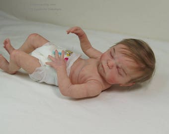 Reborn Doll Full body Silicone Vinyl Full body doll MAX by Cindy Musgrove Reborn baby Boy 14 inch Anatomically Correct Boy Reborn Preemie