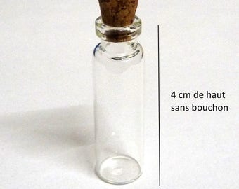 For creating 4 cm X 1.2 cm glass jar and bottle Cork jewelry pendants for miniature inclusion