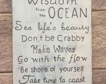 Advice from ocean | Etsy