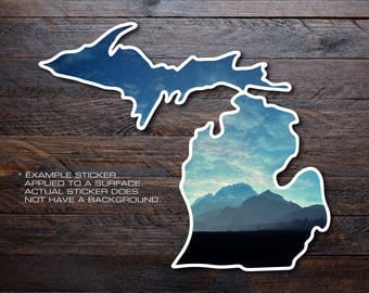 Michigan Mitten Vinyl Decal Sticker A6