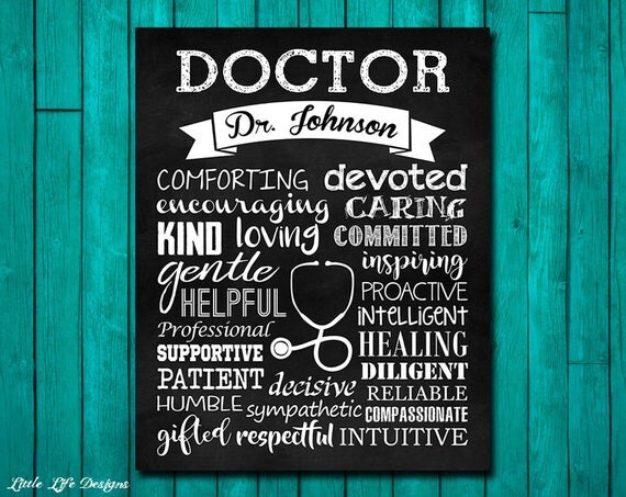 Doctor Gift. Doctor Appreciation. Gift for Doctor. Gift for