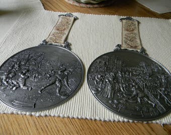 Vintage WMF Zinn (Pewter) Wall Plaques