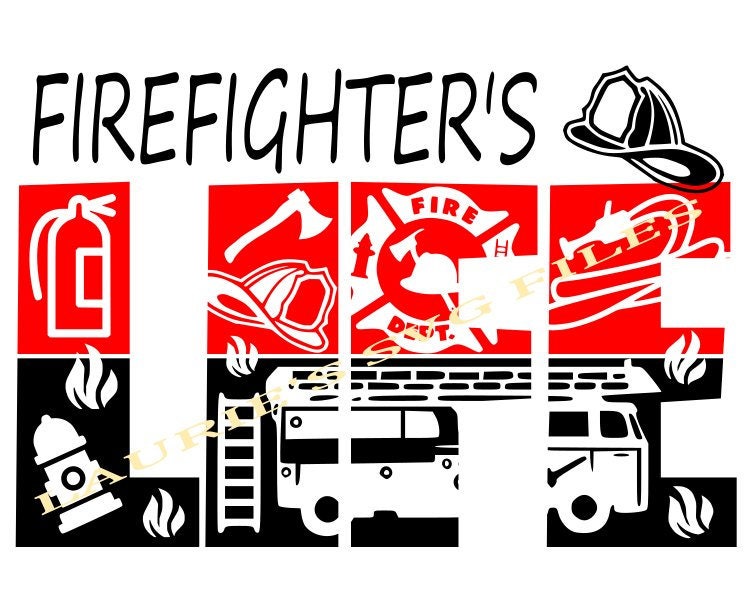 Download Firefighter Life file - svg,png,jpg and silhouette from ...