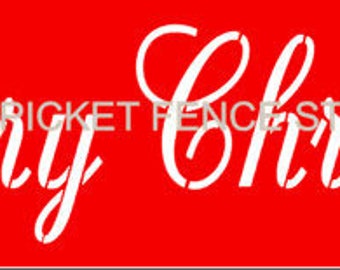 Christmas Stencils - See all photos for selection 5.5x22 standard
