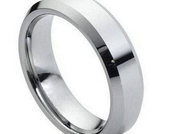Blue IP Brushed Center High Polish Beveled Edge- 6mm main image 0