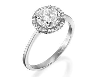  Engagement  Diamond Ring  Solitaire diamond ring  14K Yellow