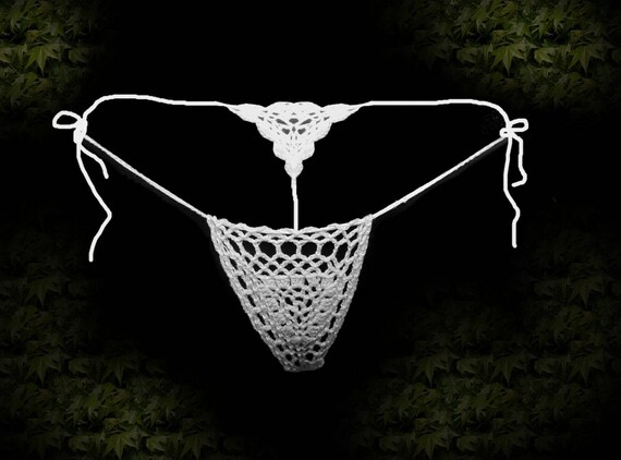 Crochet Bottom,See Thru Thongs,Low Rise Thong,Micro thong erotic,Sexy Beach Bottom,Erotic Crochet Thong,Hot Thong 4 Beach & Pool,Cotton lace