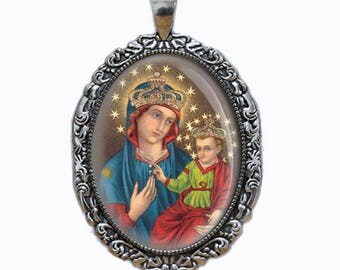 Our Lady of Consolation Mother Mary Medal Catholic Jewelry NEW