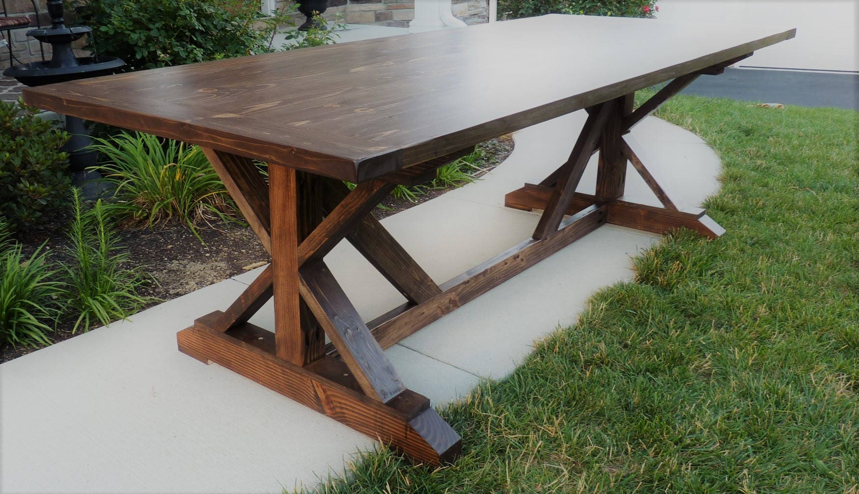 X Farmhouse Table