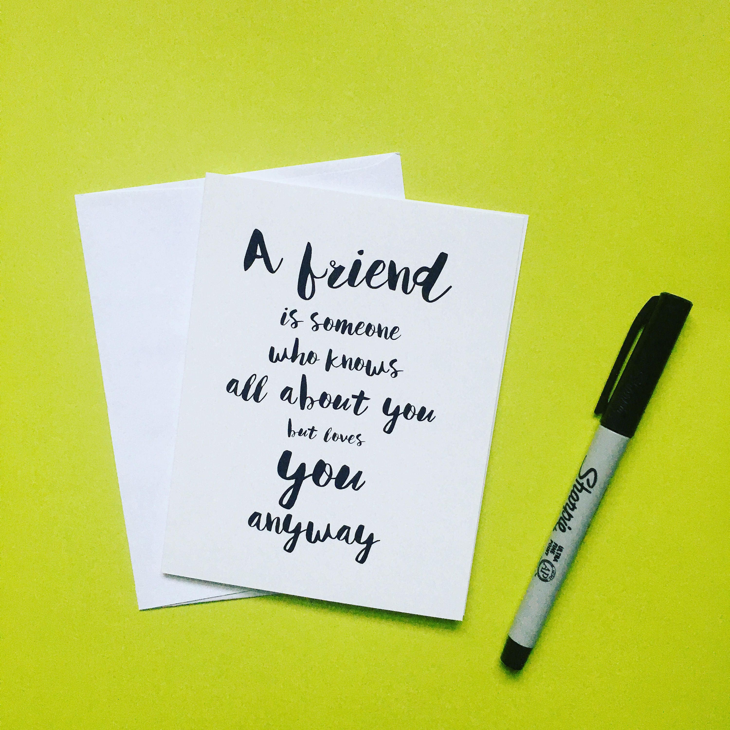 Friendship Card Template