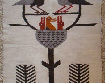 Bird's Nest Wall Hanging/Rug/Tapestry