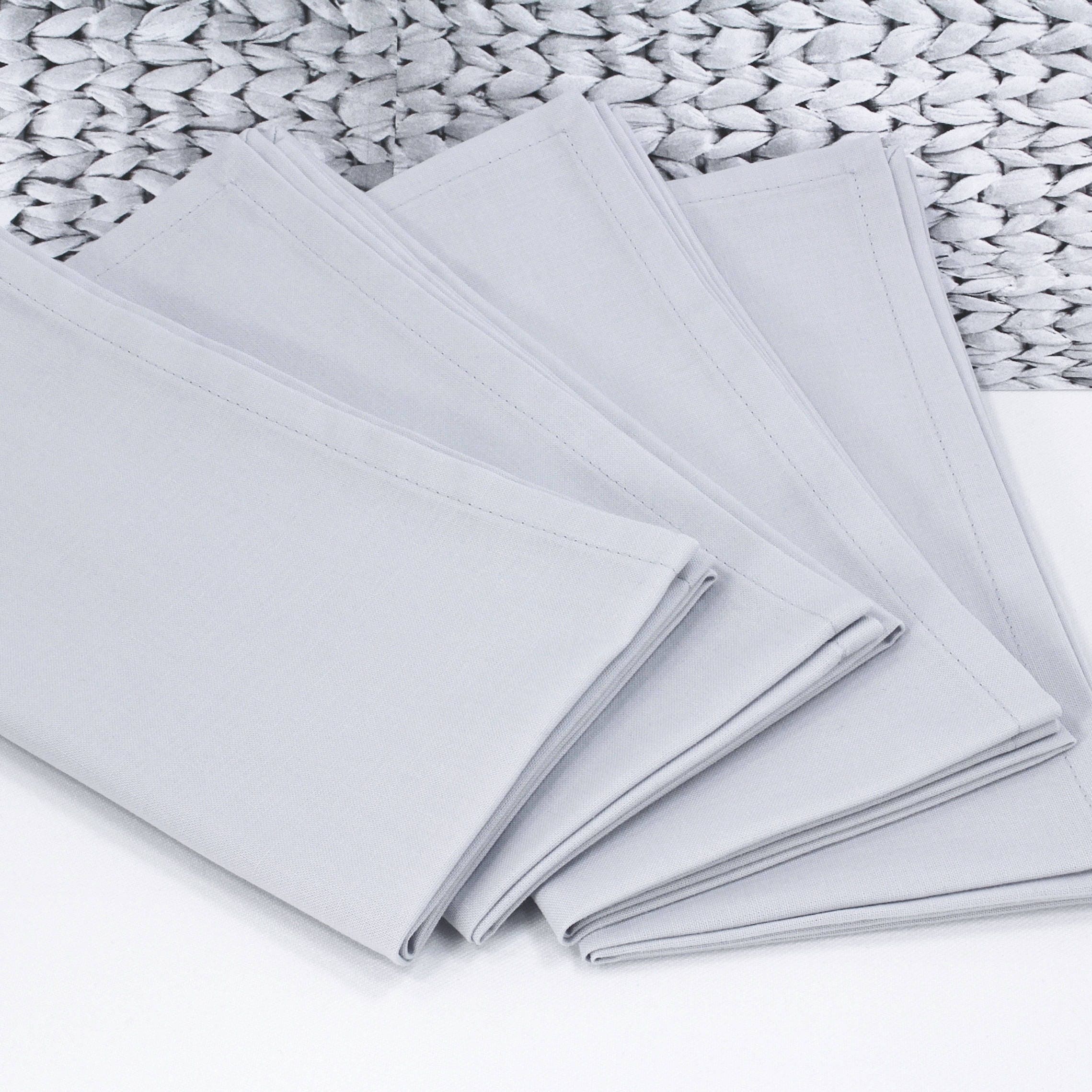 Light gray napkins dinner napkins cloth table napkins