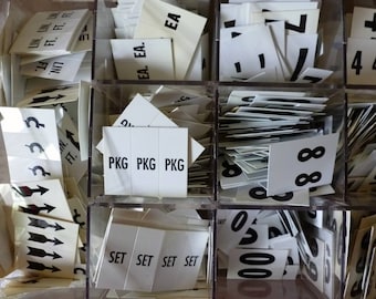 Vintage Store Price Tags / Number Tags / General Store