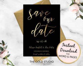 Save the date invite | Etsy