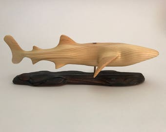 Shark Wood Carving 