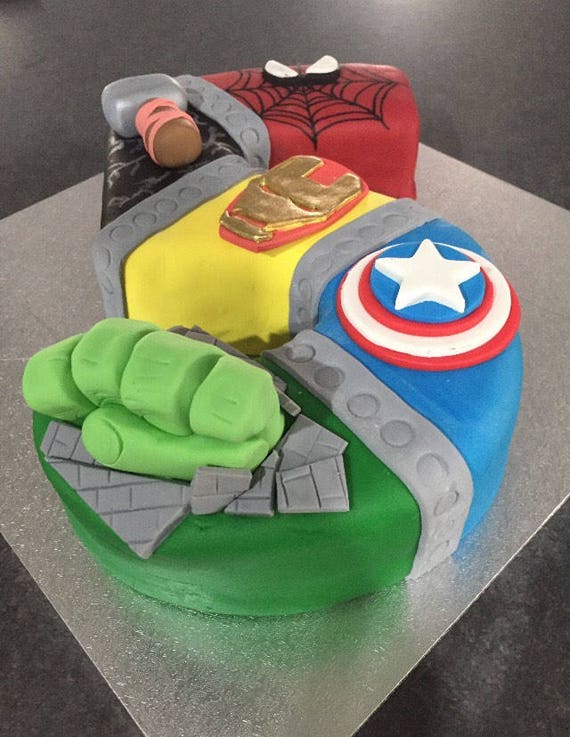 Superhero Cake Decorations