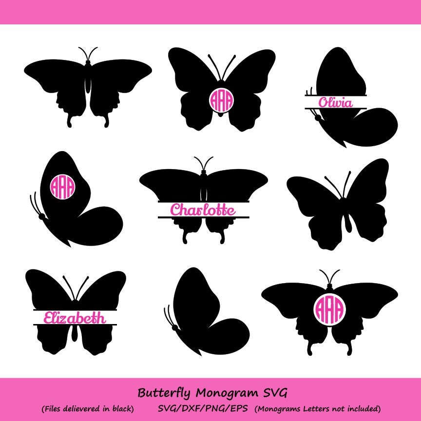 Download Butterfly SVG Butterfly Monogram Svg Butterflies Svg