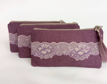 Braidsmaide purse Set Braidesmaid Gift Wedding clutch Clutch purse Evening purse Bridal clutch bag