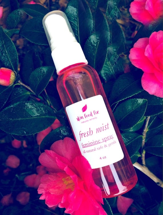 Feminine Hygiene Spray odor fast clean up organic pure clean