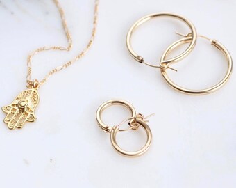 Gold Hoop Earrings, Hoop Earrings, Statement Earrings, Earrings, Gold Hoop, Gift for Her