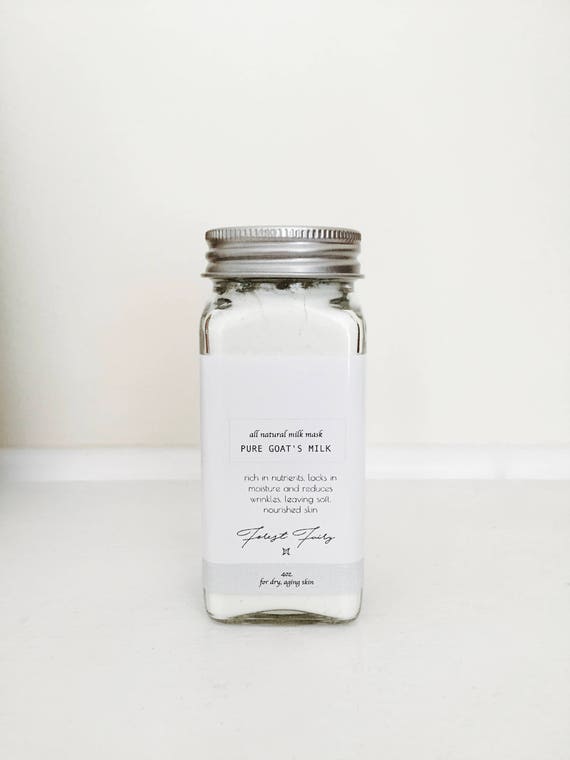 Goats Milk Face Mask All Natural Pure Powder Moisturizer Skin