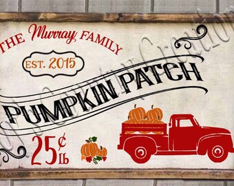 Pumpkin Patch 25 cents Truck SVG, PNG, JPEG