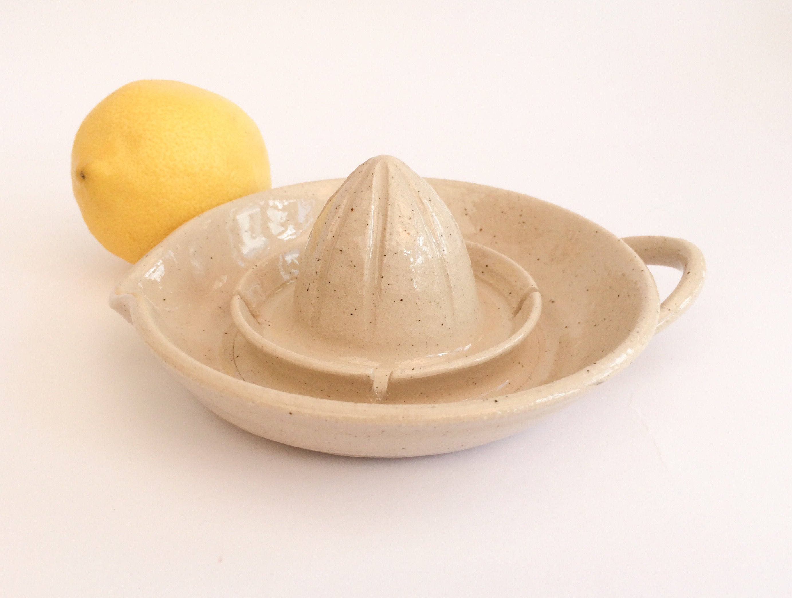 Ceramic Citrus Juicer squeezer wheel-thrown and altered