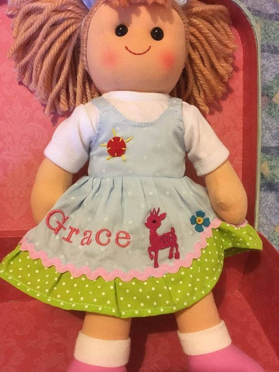 christening rag doll