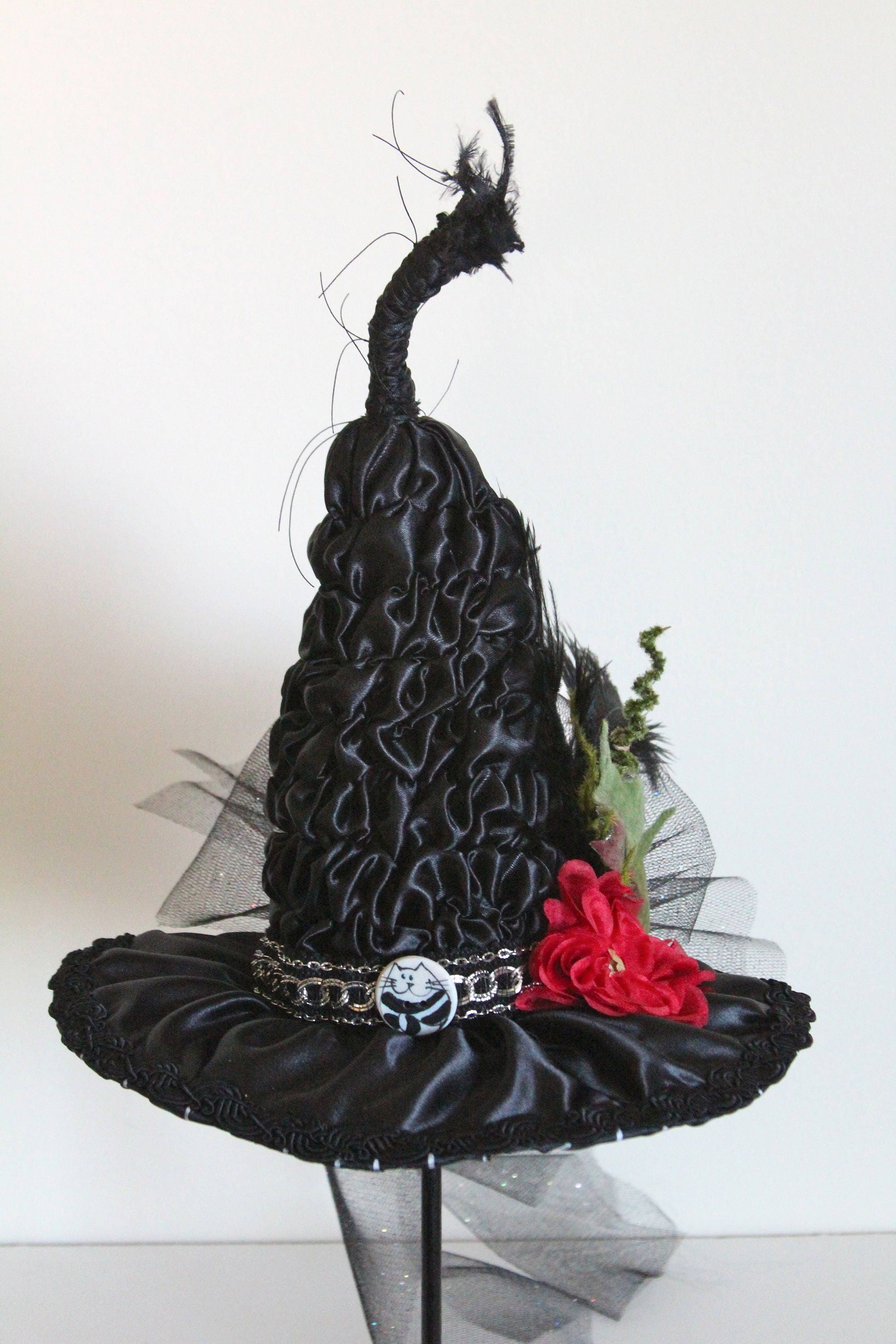 Fascinator Victorian Witch Hat by Karen Steinkraus Handmade