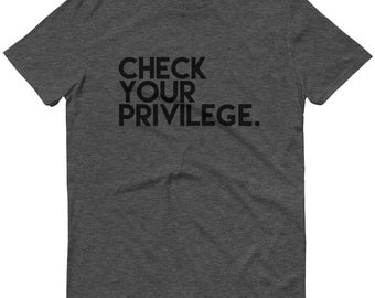 black privilege t shirt