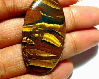 Golden tiger eye cabochon 1 piece 8.2 gm GM 495