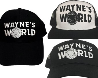 PICK a STYLE Wayne's World Hats As Worn By Wayne Campbell In Saturday Night Live Baseball Trucker Cap 90s Movie Tv SNL Costume Gift Adult