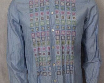 Ermanno Scervino-shirt with decoration on the front MADE IN ITALY vintage