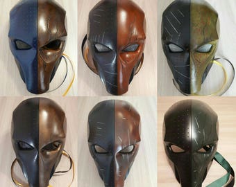 Inspired Deathstroke Mask, Deathstroke Helmet, Deathstroke Costume, DC comics, Batman Arkham Origins, Redhood Mask, Halloween Mask.