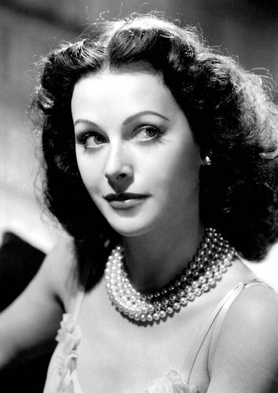 Hedy Lamarr Monochrome Photographic Print 24 A4 Size 210mm