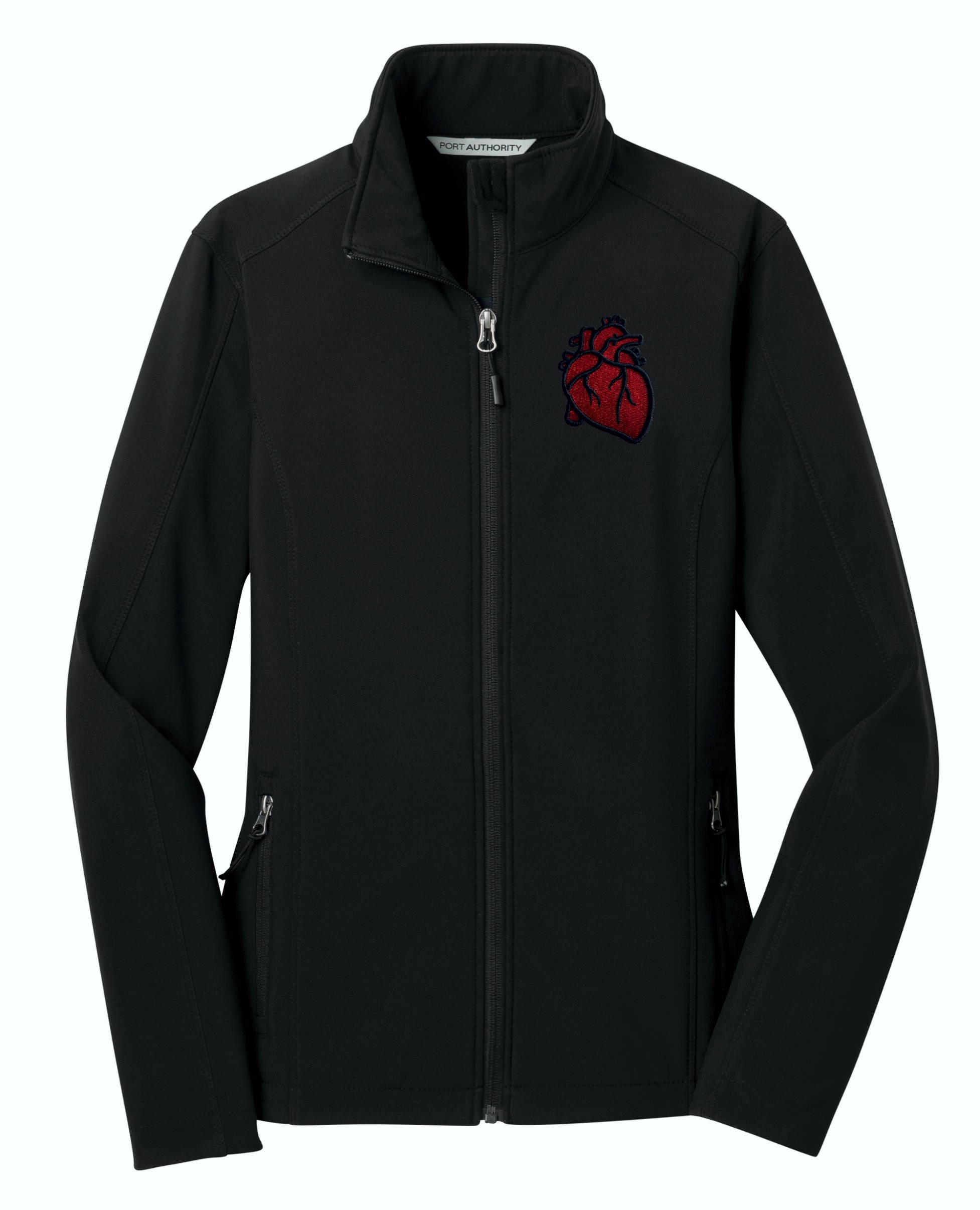 3D Embroidered Anatomical Heart Jacket Ladies
