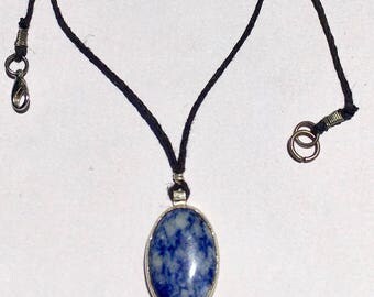 Sterling silver x Sodalite necklace