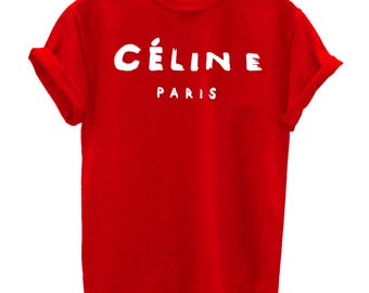 celine shirt etsy